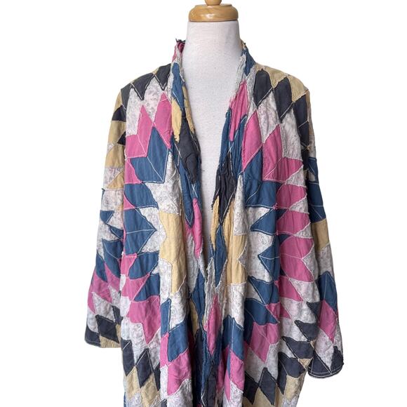 MAGNOLIA PEARL JACKET Sitara Quiltwork Kimono One Size Fits Most - Picture 6 of 11